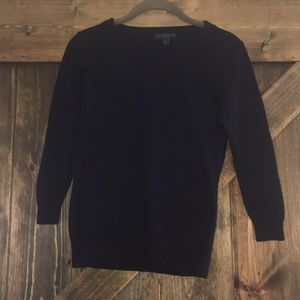 J Crew Navy Wool Sweater